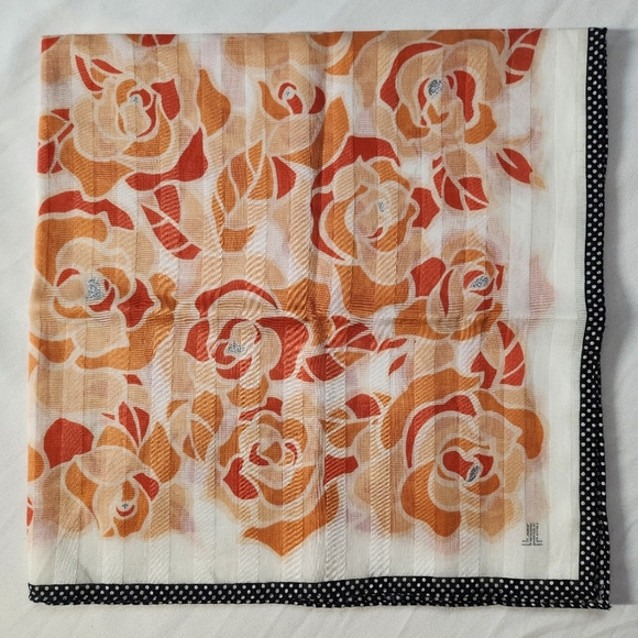 Lanvin Handkerchief Cotton Brandnew Authentic #10 - Picture 5 of 7